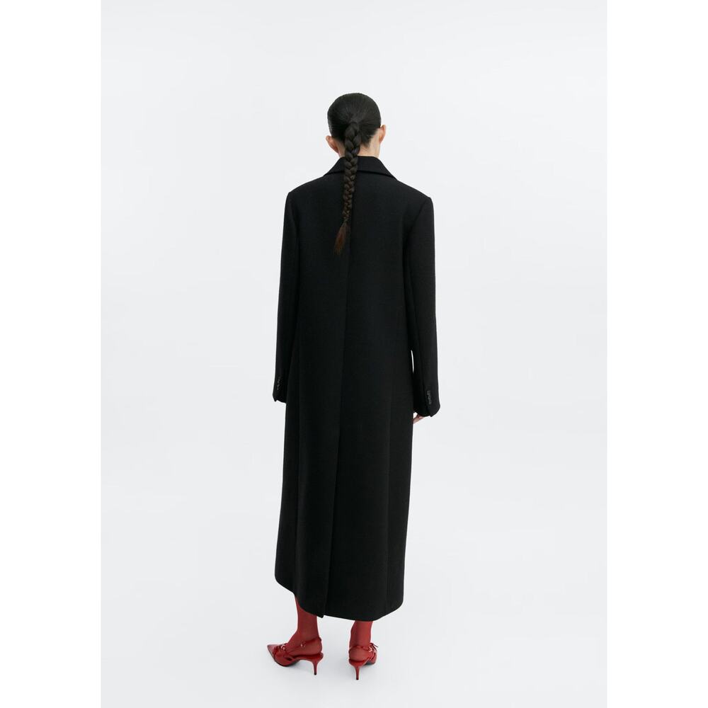 Mango Structured Wool Coat - Xs - image 4